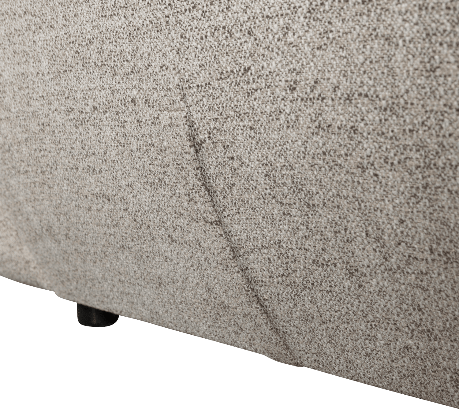 WOOOD Baggy draaifauteuil geweven stof naturel melange Naturel melange Draaifauteuil