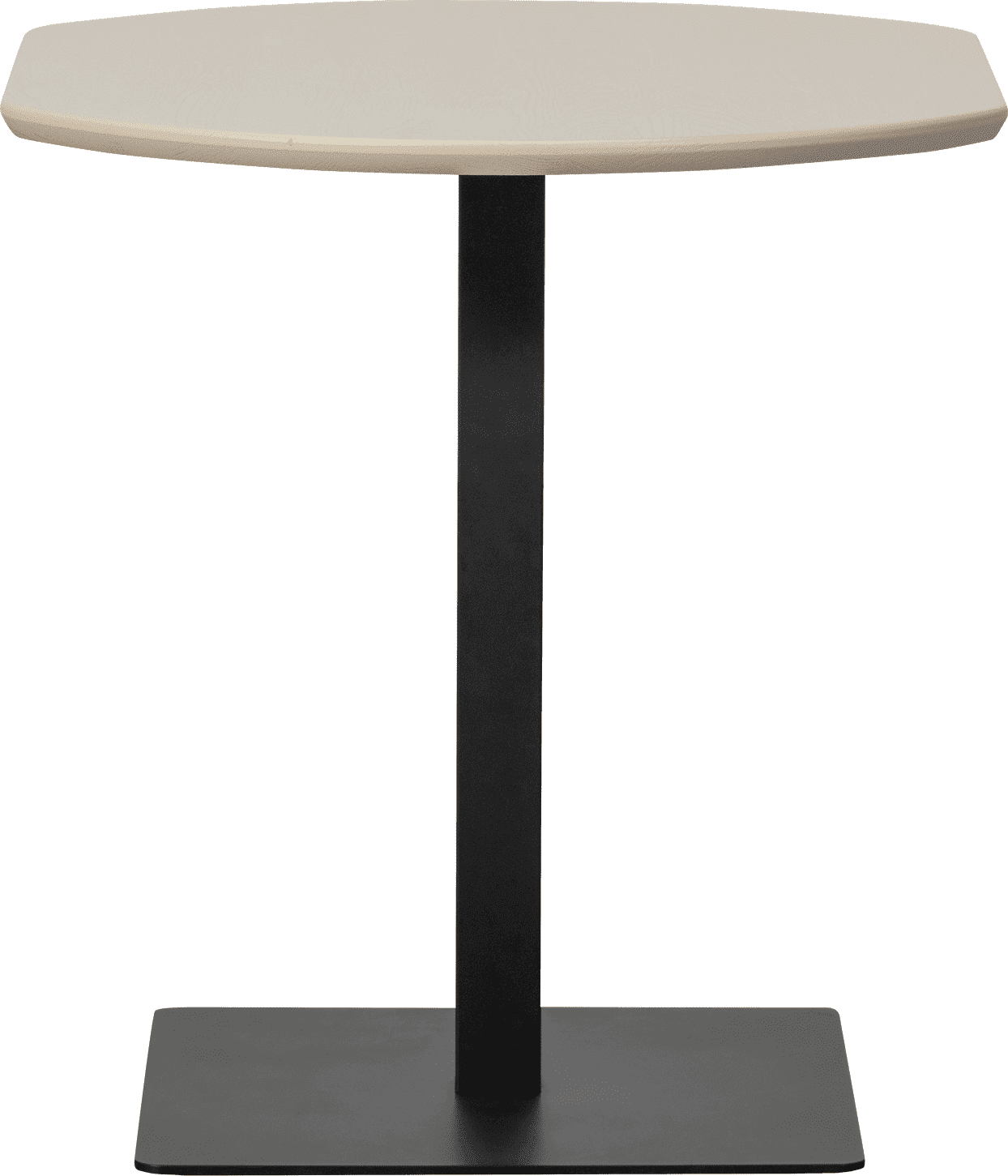 WOOOD Eettafel bistro tafel tussenstuk vl 80x68cm dakargrau Grijs
