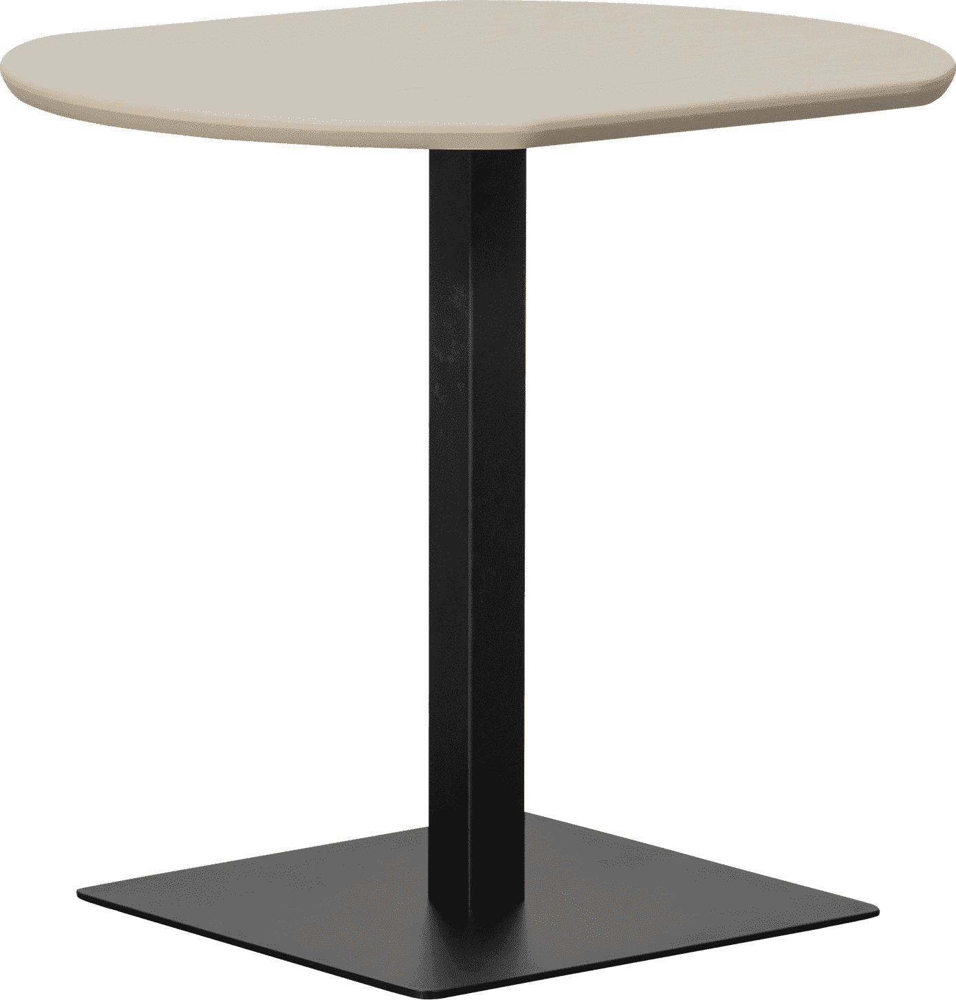 WOOOD Eettafel bistro tafel tussenstuk vl 80x68cm dakargrau Grijs