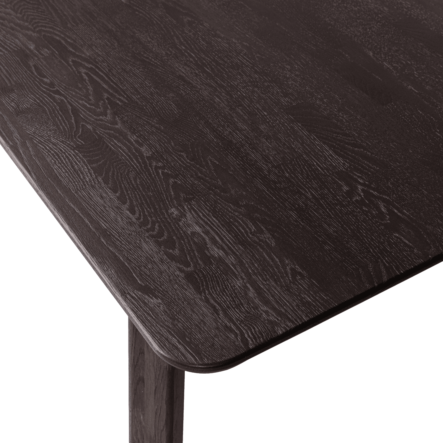 WOOOD Eettafel eettafel afgerond vl 200x90cm mystic brown Bruin