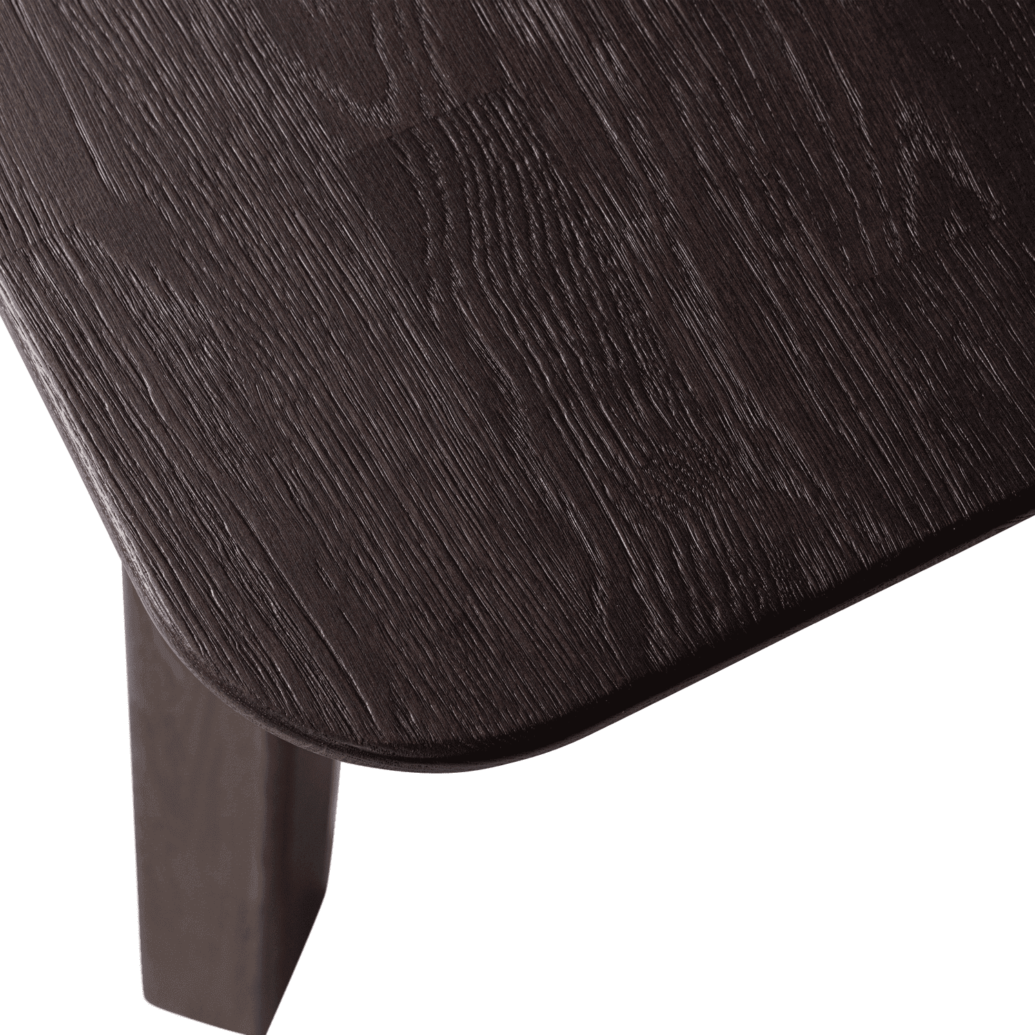 WOOOD Eettafel eettafel afgerond vl 200x90cm mystic brown Bruin
