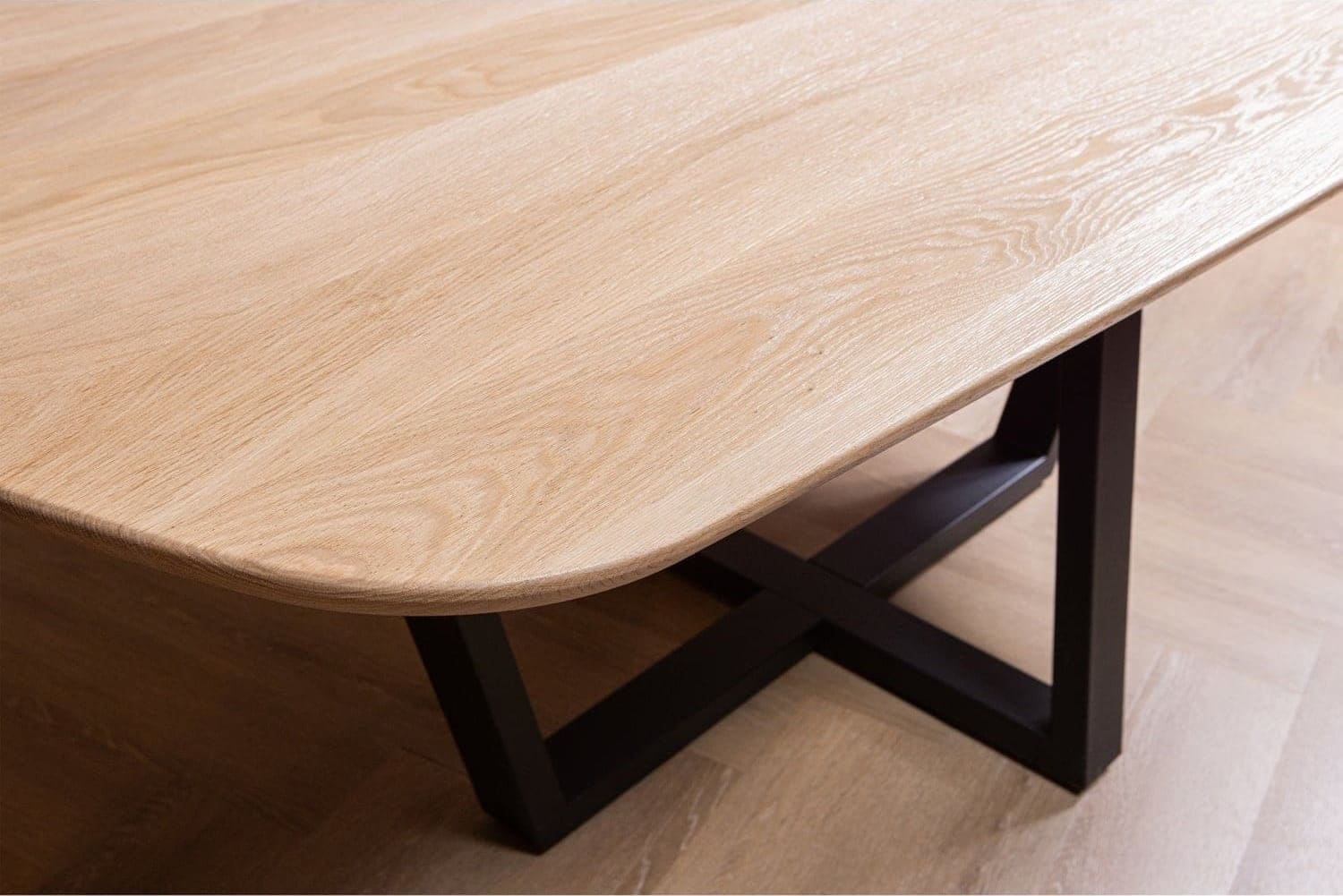WOOOD Eettafel eettafel organisch dl 220x100cm transparant Transparant