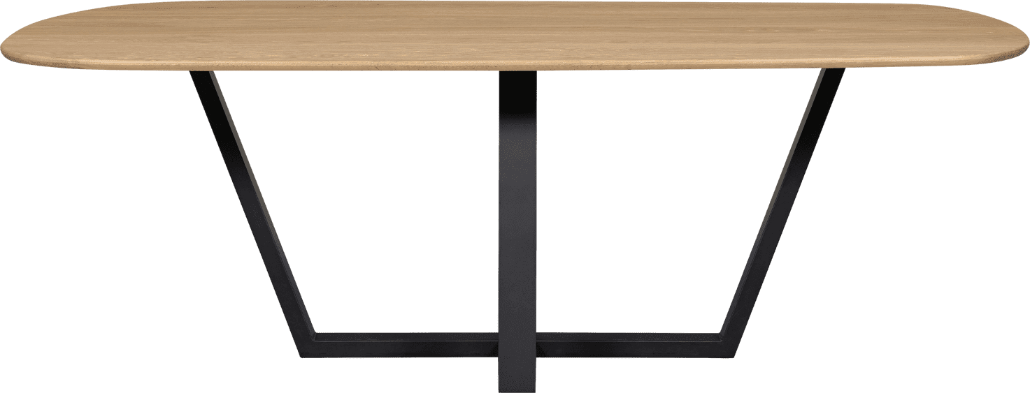 WOOOD Eettafel eettafel organisch dl 220x100cm transparant Transparant