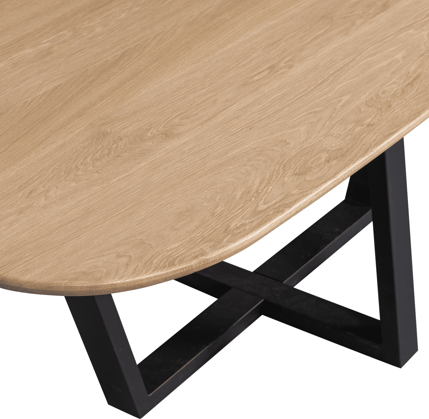WOOOD Eettafel eettafel organisch dl 220x100cm transparant Transparant