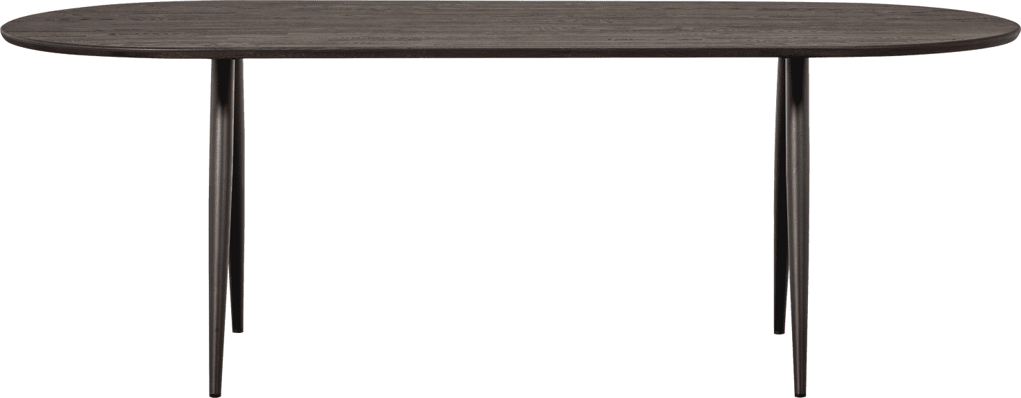 WOOOD Eettafel eettafel ovaal vl 220x90cm mystic brown Bruin
