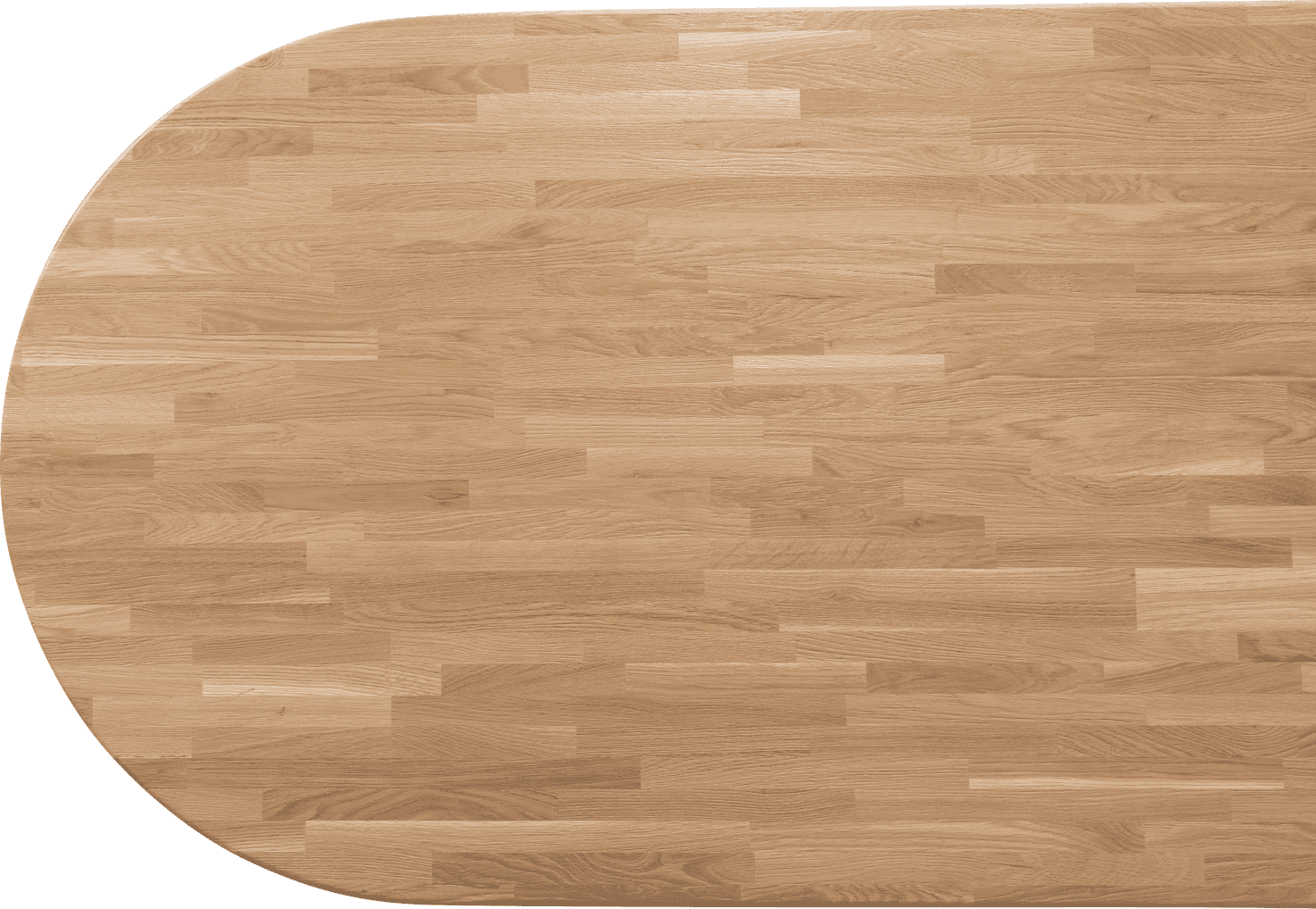 WOOOD Eettafel eettafel ovaal vl 220x90cm transparant Transparant