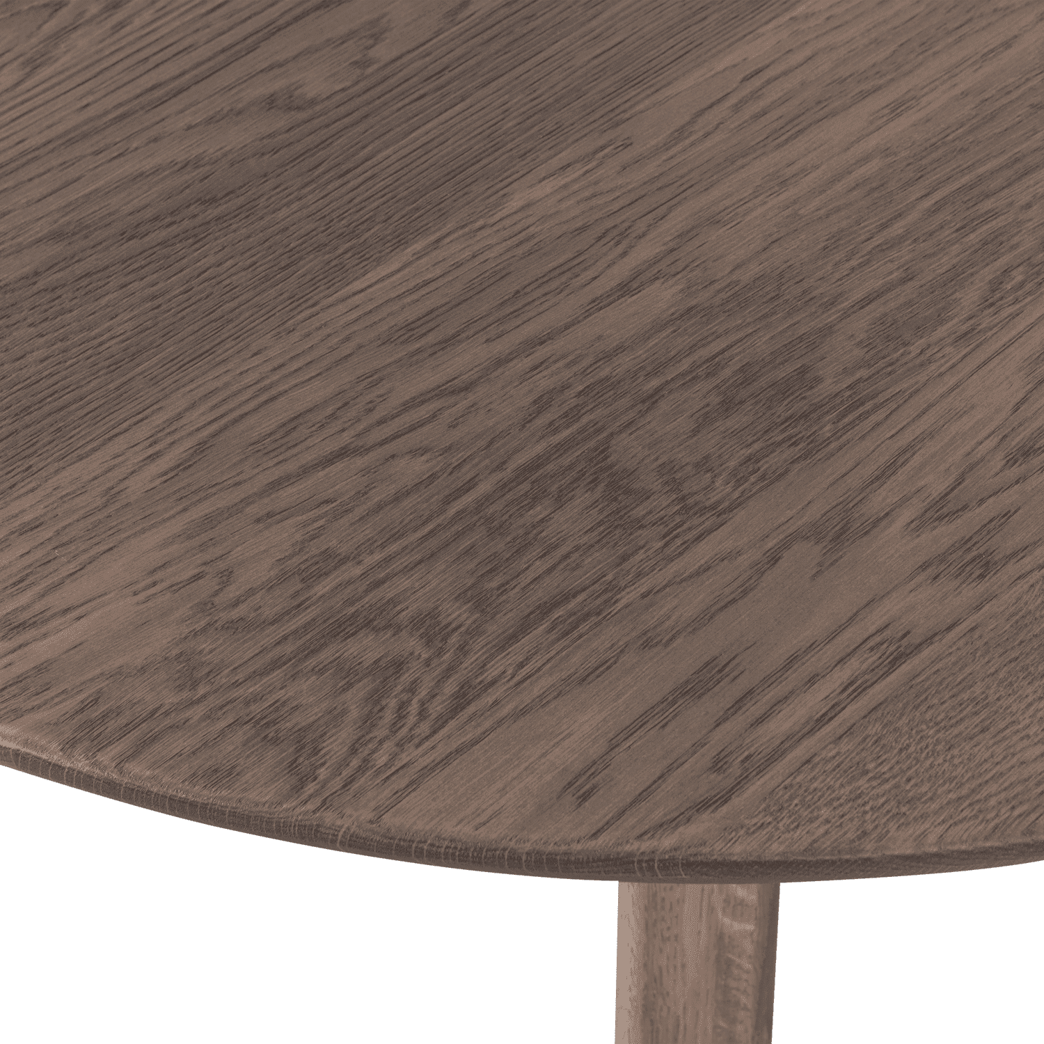 WOOOD Eettafel eettafel rond dl o120cm cashmere brown Bruin
