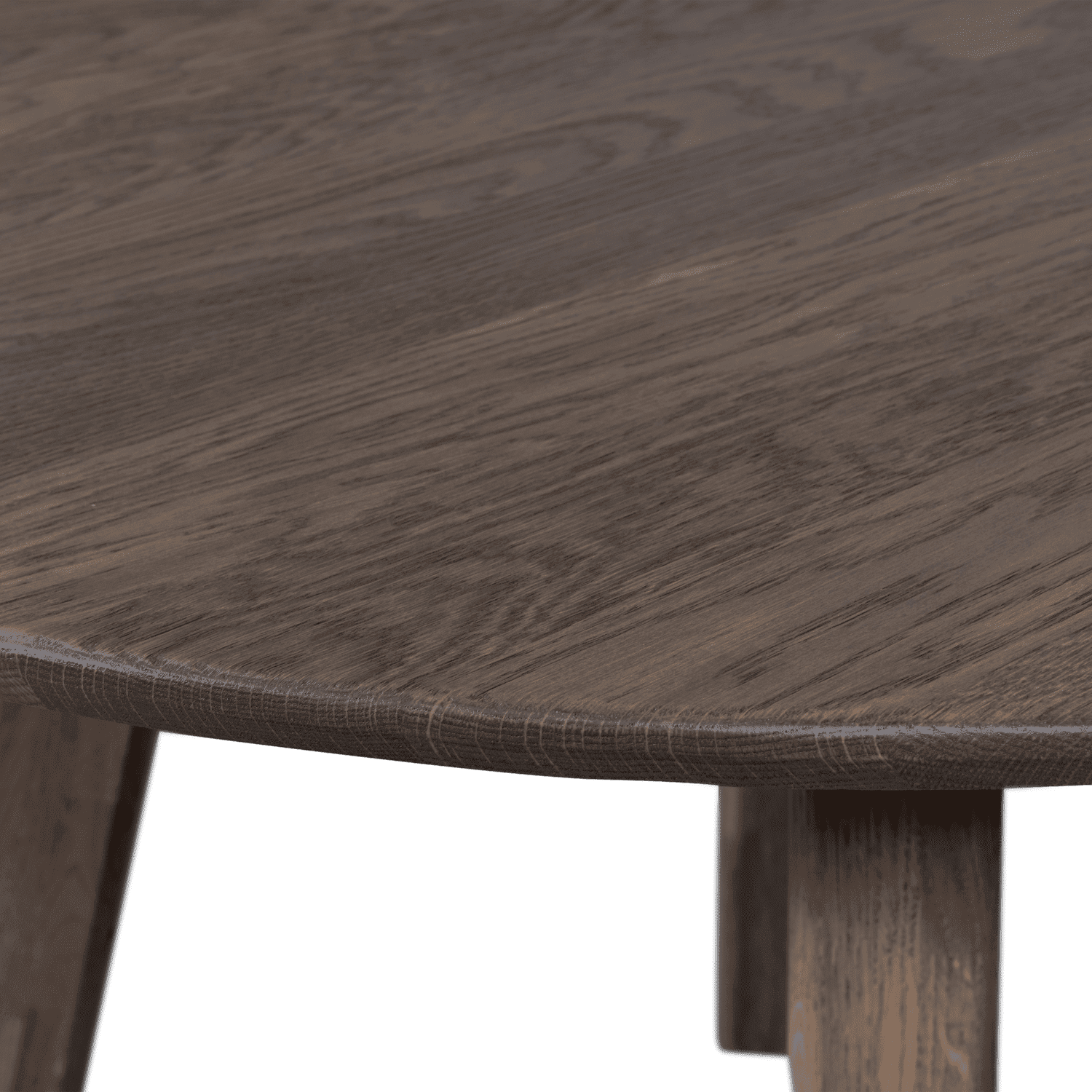 WOOOD Eettafel eettafel rond dl o120cm cashmere brown Bruin