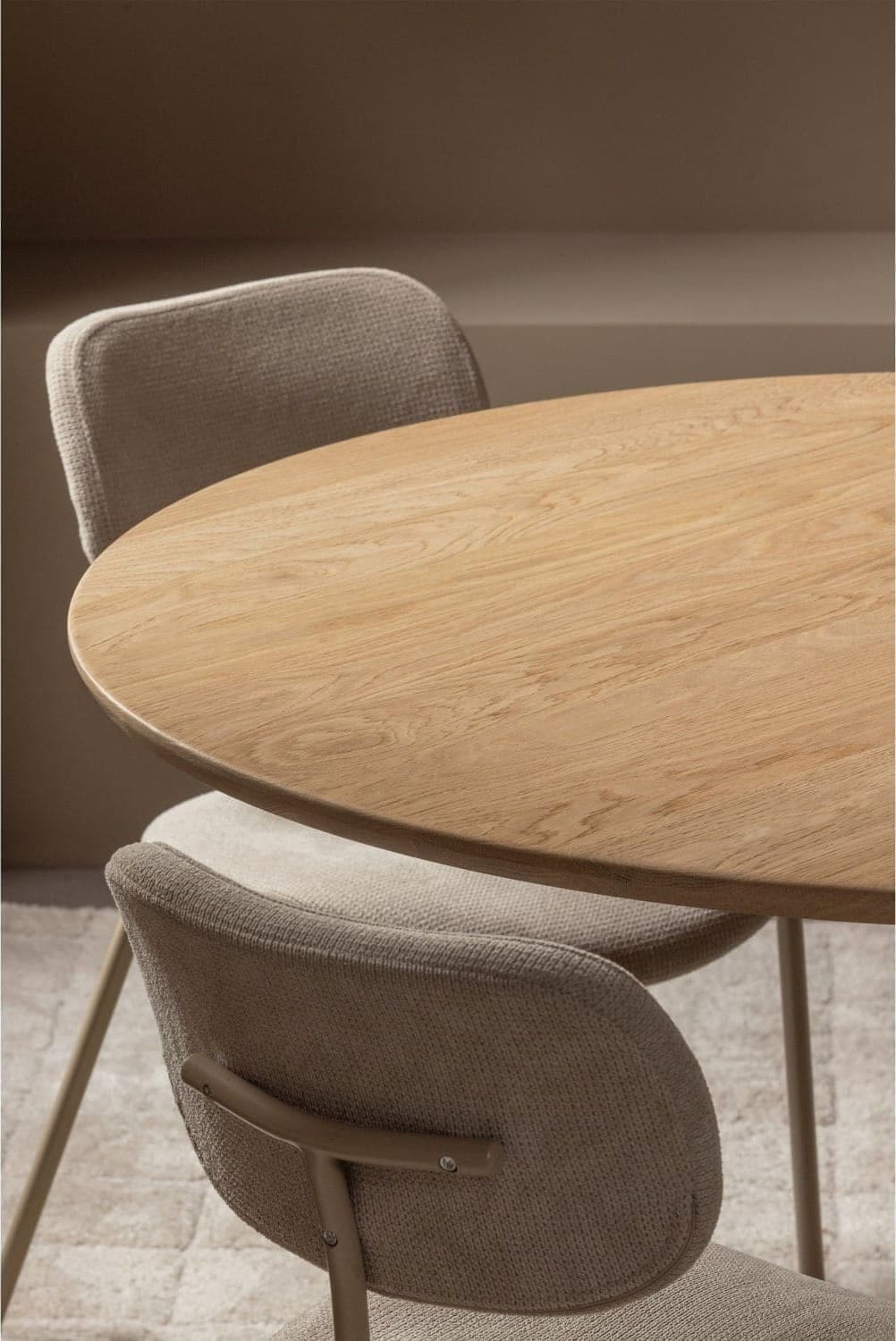 WOOOD Eettafel eettafel rond vl o120cm transparant Transparant