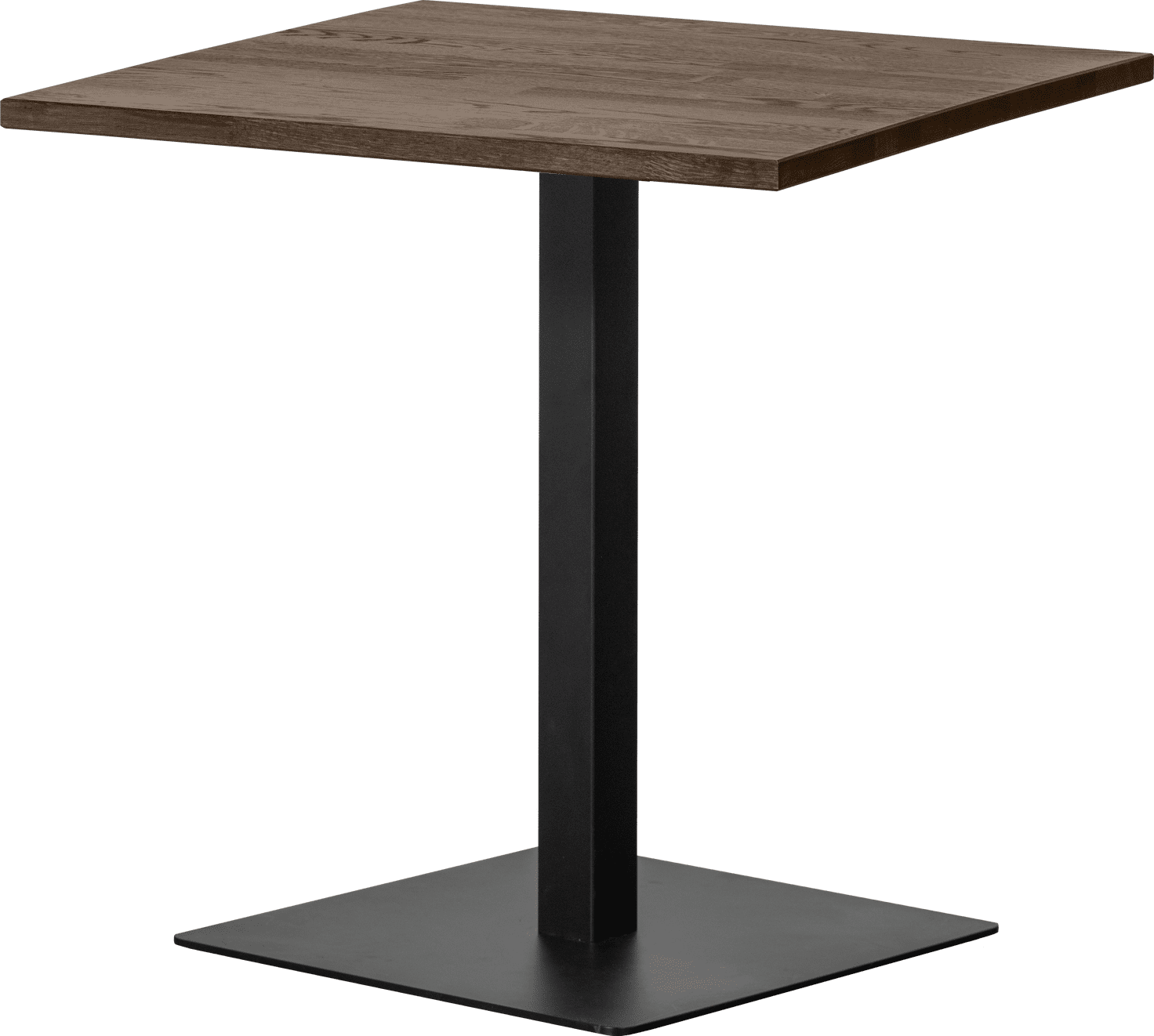 WOOOD Eettafel eettafel vierkant vl 80x80cm cashmere brown Bruin