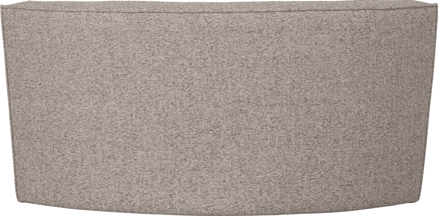 WOOOD Europa 2-zitsbank eetbank geweven stof zand melange Bruin|Beige 2-zitsbank