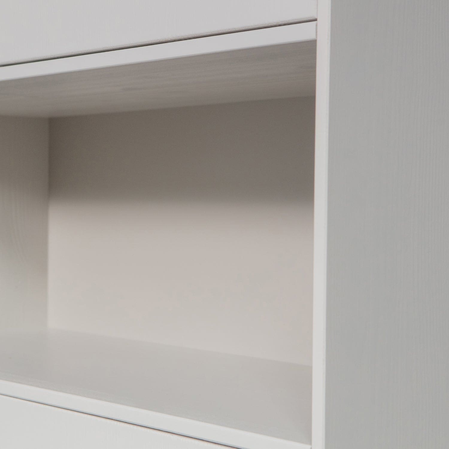 WOOOD Finca opbergkast 110cm grenen mist Wit Bergkast|Kast