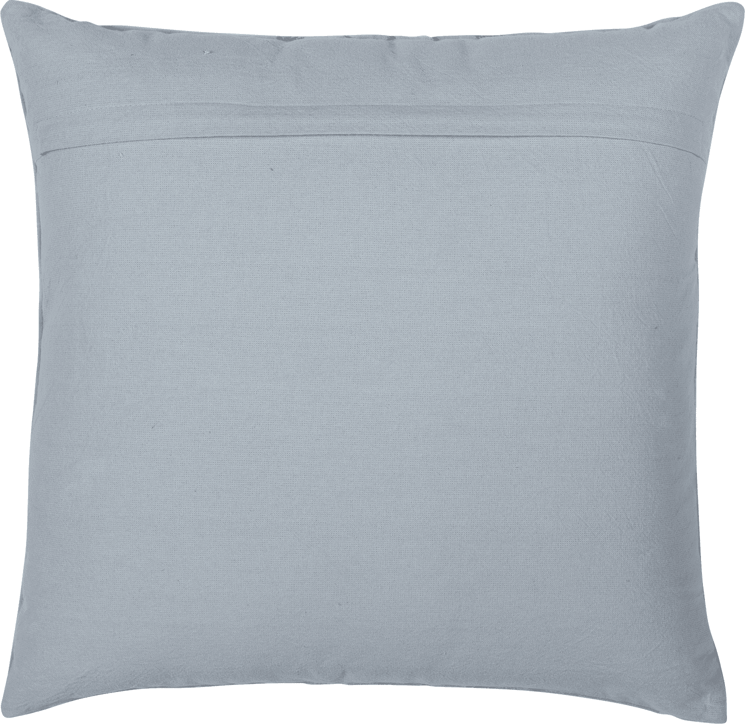 WOOOD Laon kussens velvet naturel/blauw - set van 3 Naturel Sierkussen