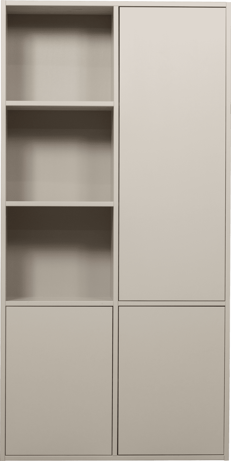 WOOOD Meggy opbergkast links 108cm grenen dust Paars Bergkast|Kast