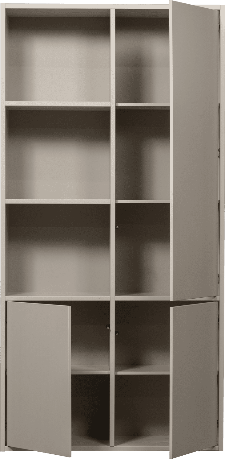 WOOOD Meggy opbergkast links 108cm grenen dust Paars Bergkast|Kast
