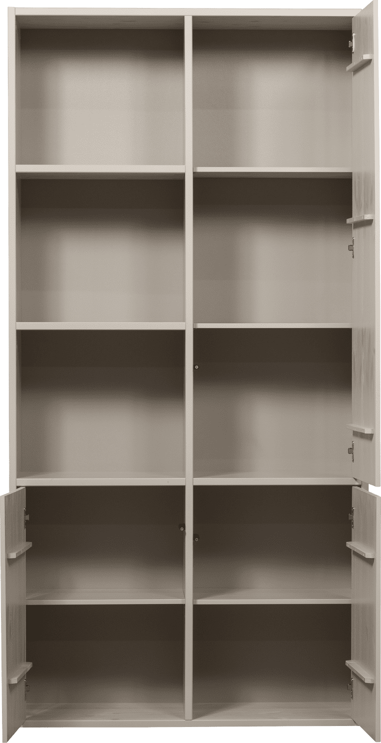 WOOOD Meggy opbergkast links 108cm grenen dust Paars Bergkast|Kast