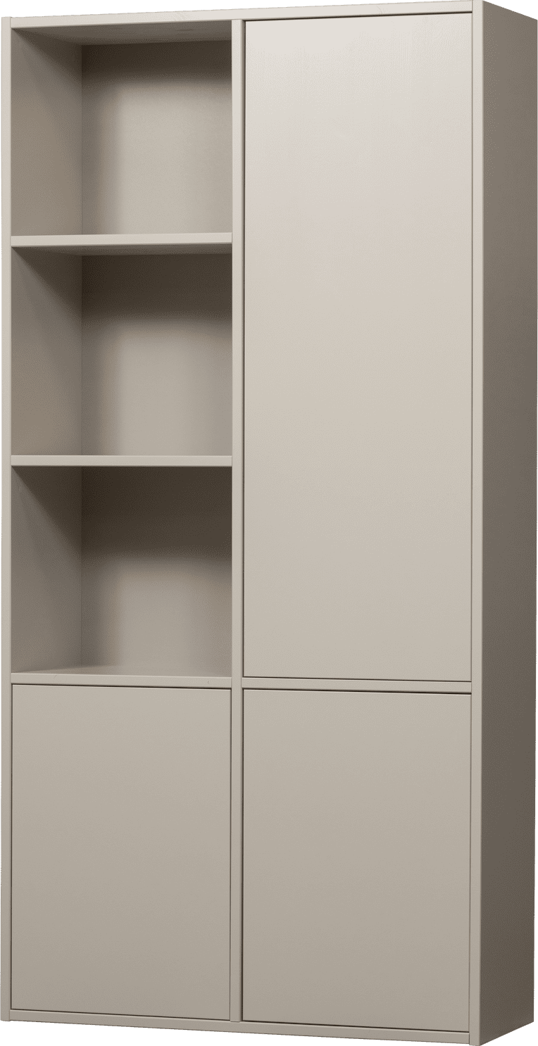 WOOOD Meggy opbergkast links 108cm grenen dust Paars Bergkast|Kast