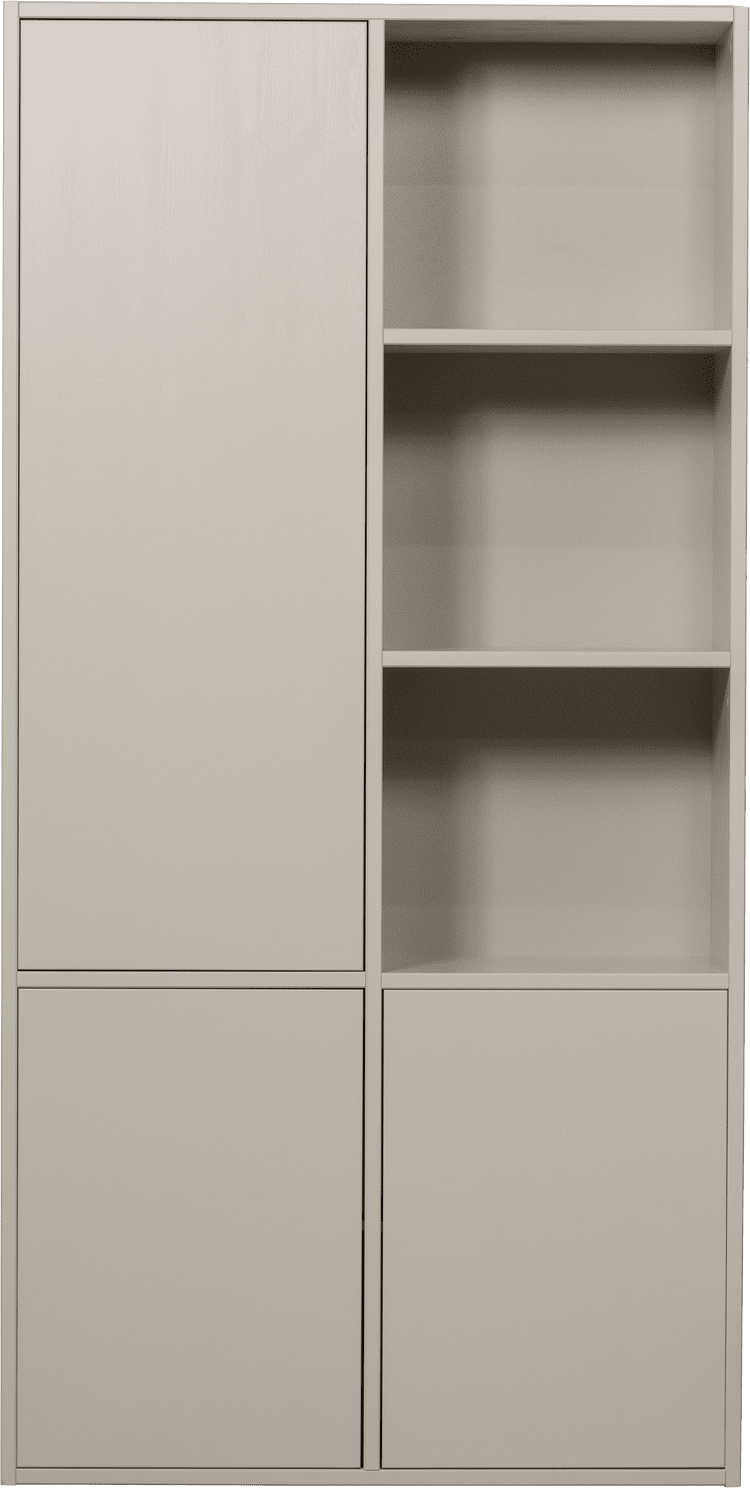 WOOOD Meggy opbergkast rechts 108cm grenen dust Paars Bergkast|Kast