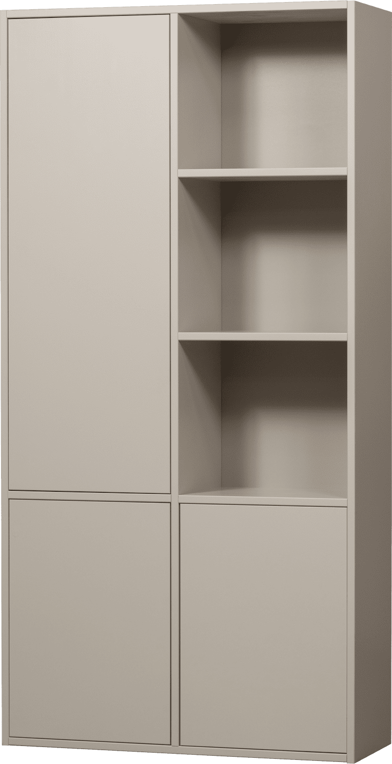 WOOOD Meggy opbergkast rechts 108cm grenen dust Paars Bergkast|Kast