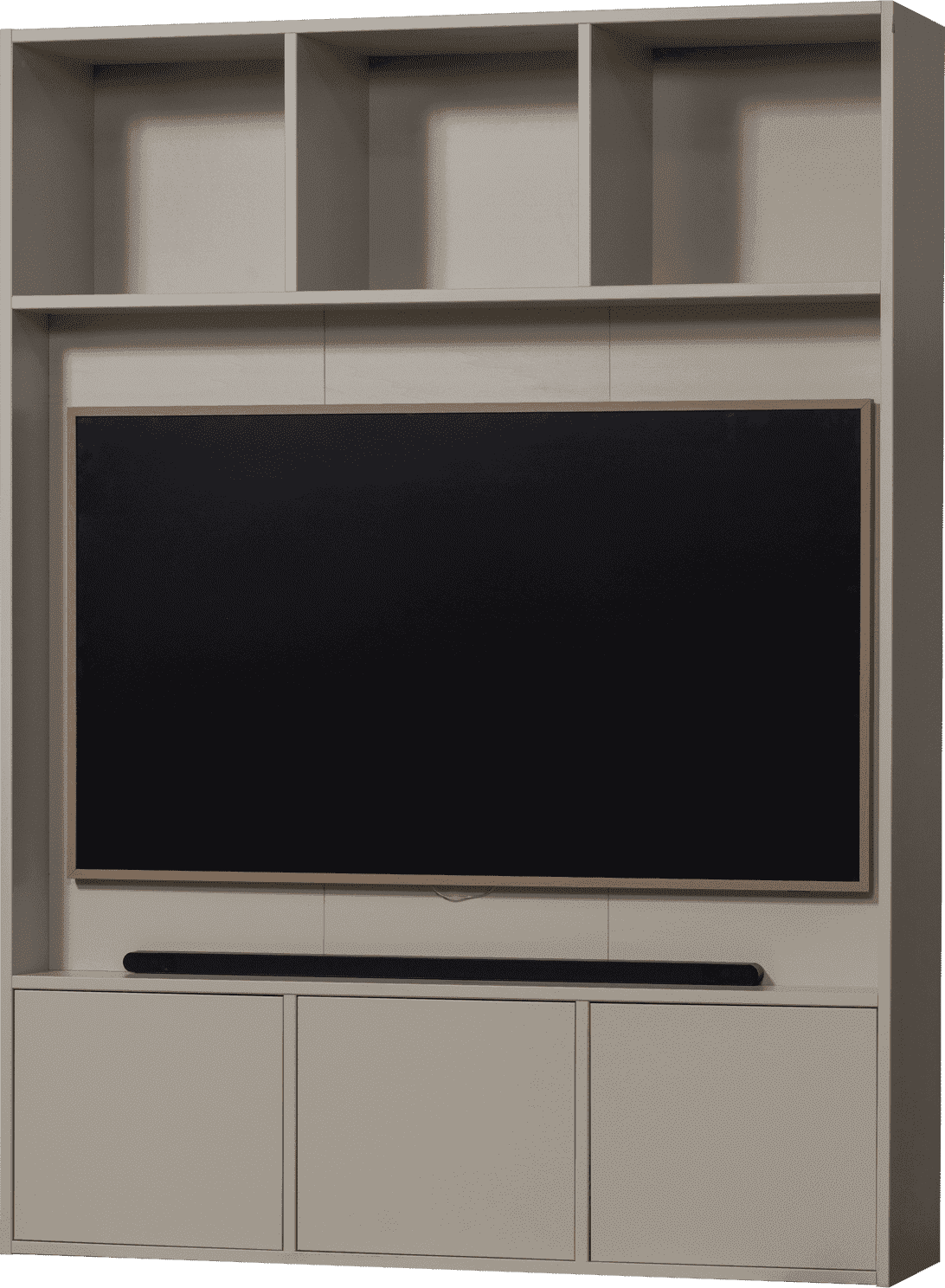 WOOOD Meggy tv opbergkast 160cm grenen dust Grijs Tv-meubel|Tv-dressoir