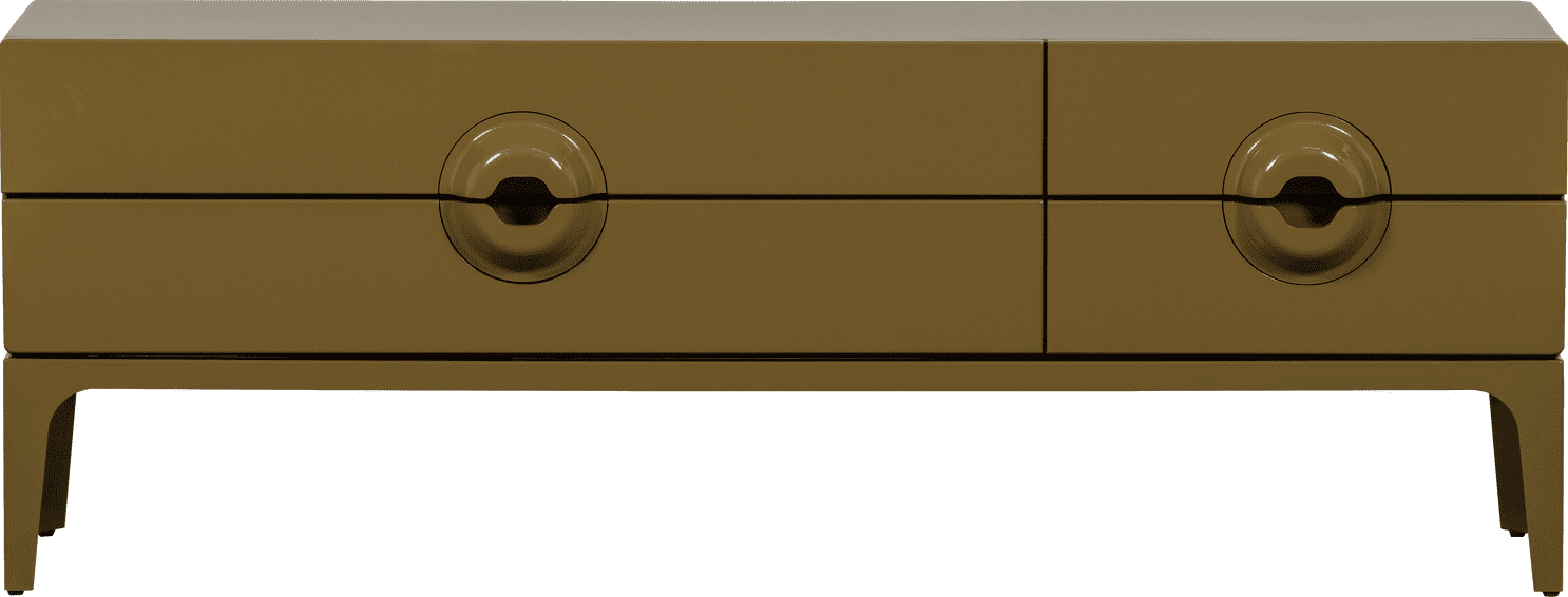 WOOOD Merge tv meubel hout honinggeel Honinggeel Tv-meubel|Tv-dressoir