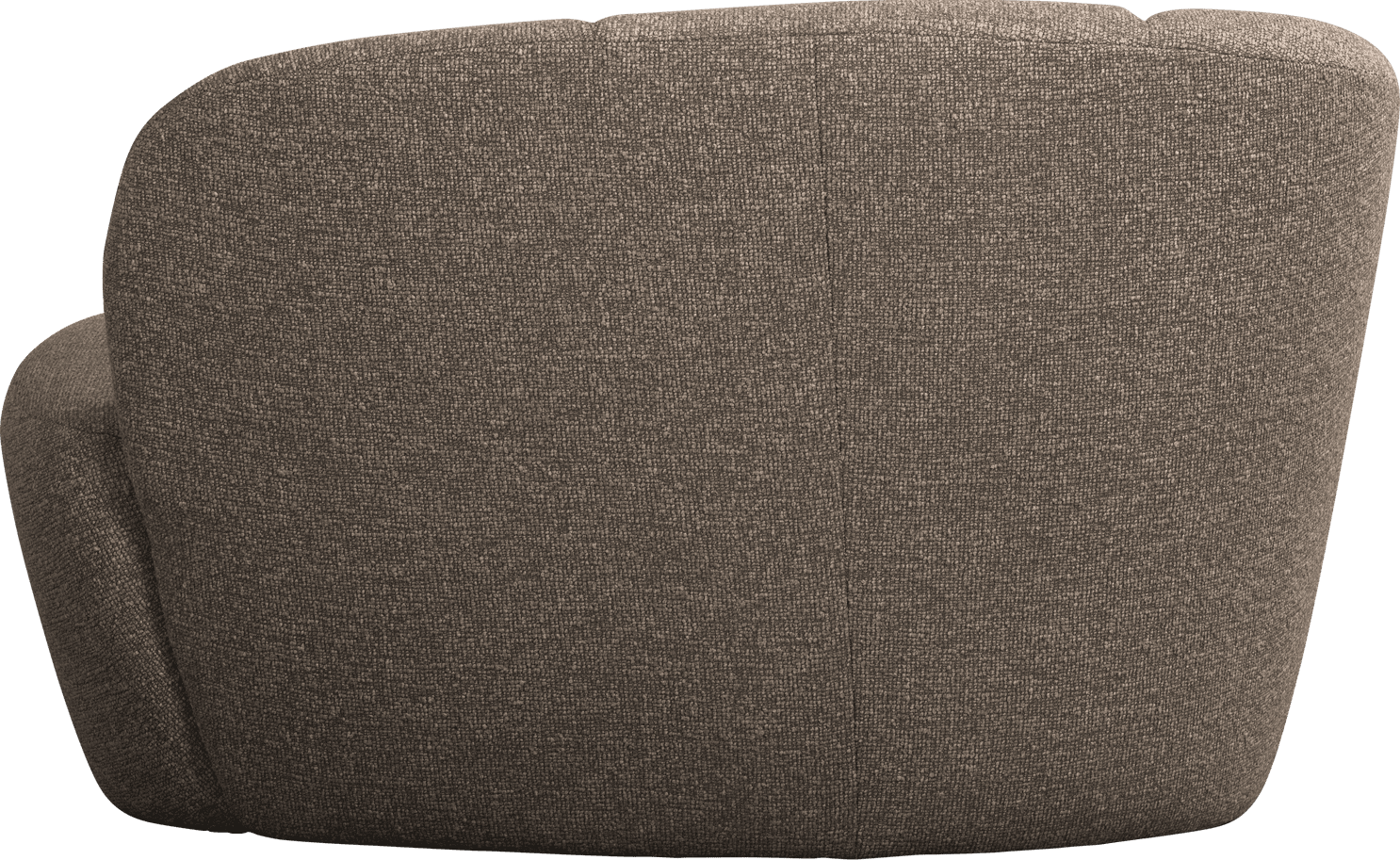 WOOOD Mojo 2-zitsbank bankje links boucle bruin melange Bruin melange 2-zitsbank
