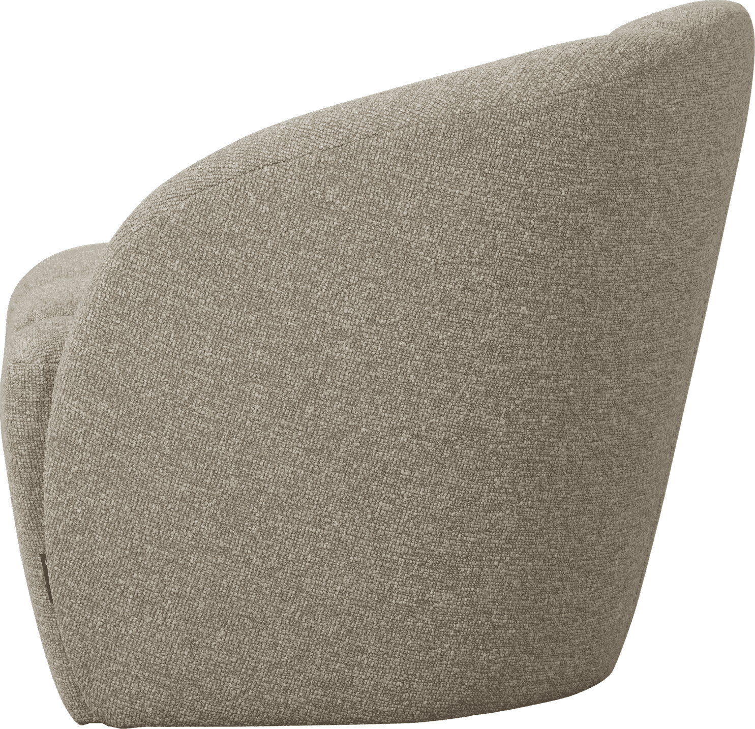WOOOD Mojo 2-zitsbank bankje rechts boucle beige melange Beige 2-zitsbank