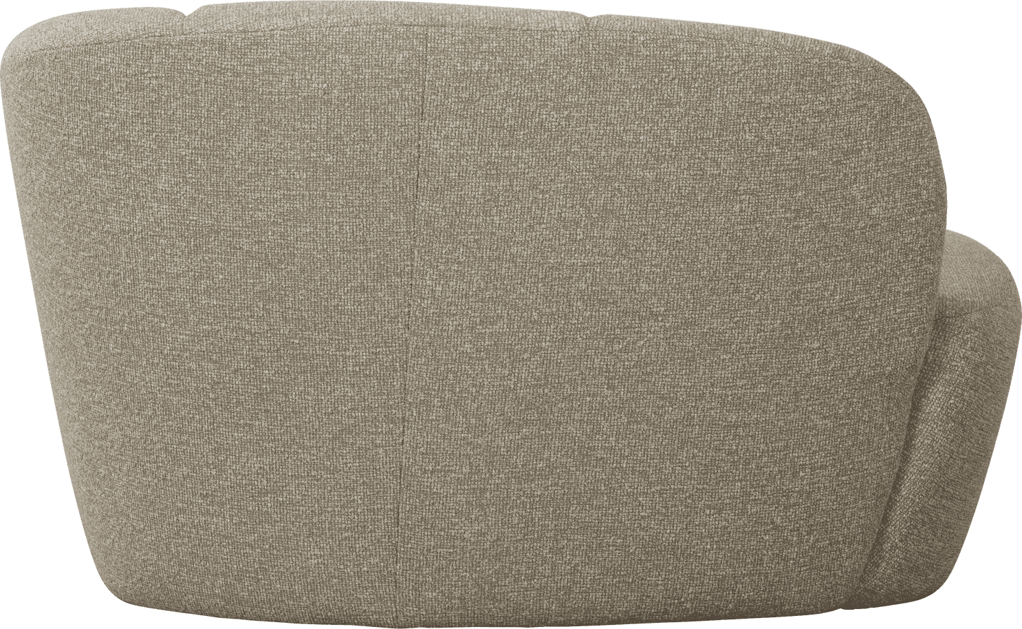 WOOOD Mojo 2-zitsbank bankje rechts boucle beige melange Beige 2-zitsbank