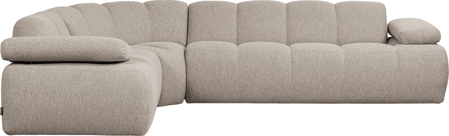 WOOOD Mojo hoekbank links boucle beige melange Beige Hoekbank