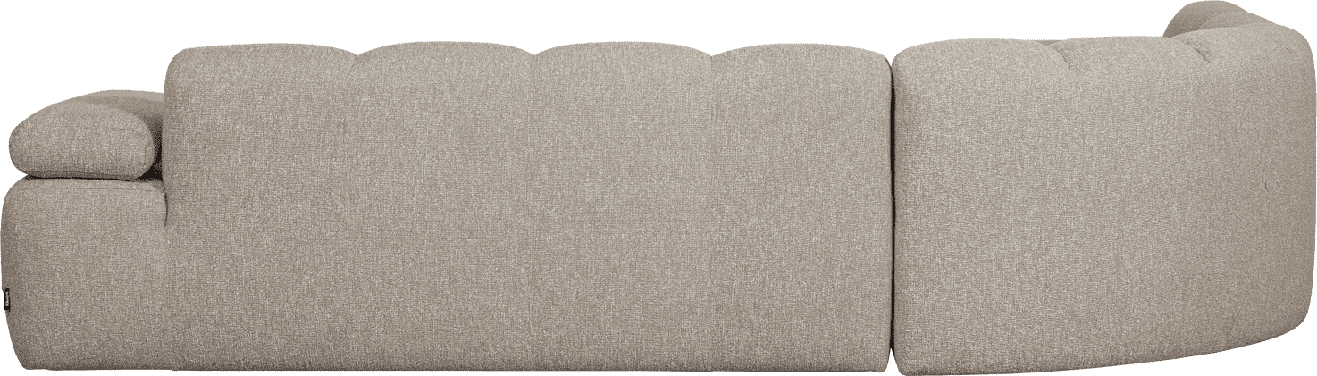WOOOD Mojo hoekbank links boucle beige melange Beige Hoekbank