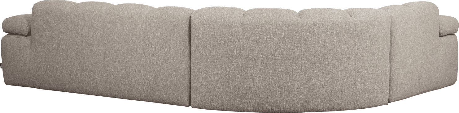 WOOOD Mojo hoekbank links boucle beige melange Beige Hoekbank