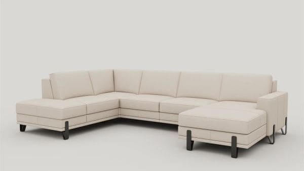 Xooon Denver U-bank - Livigno Beige|Wit Bank
