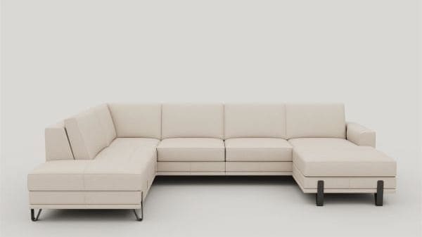 Xooon Denver U-bank - Livigno Beige|Wit Bank