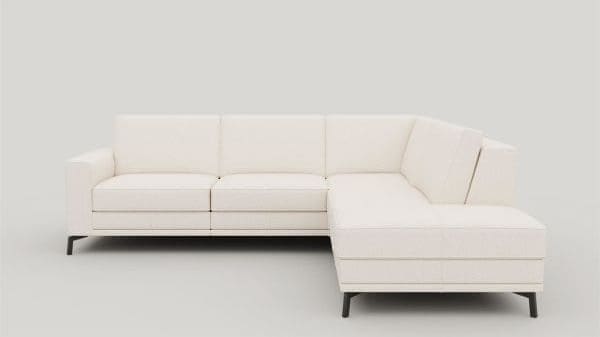Xooon Denver hoekbank rechts - Ponti Beige|Wit Bank