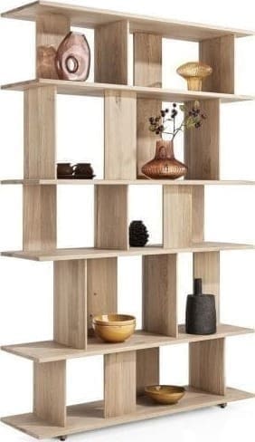 Xooon Positano roomdivider 125 cm - 20-niches Naturel Tv-meubel|Tv-dressoir