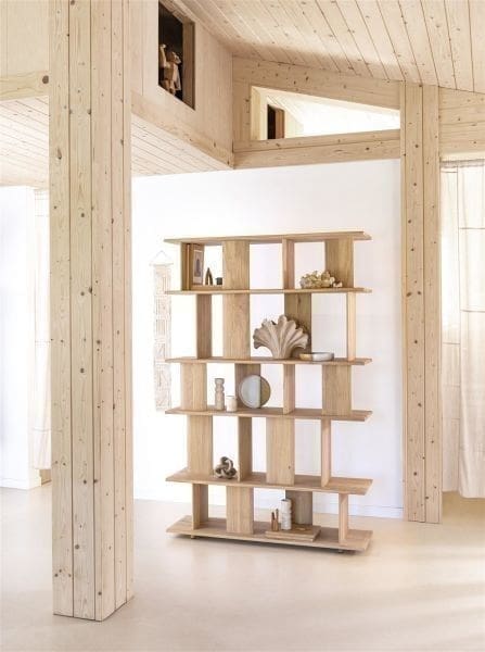 Xooon Positano roomdivider 125 cm - 20-niches Naturel Tv-meubel|Tv-dressoir