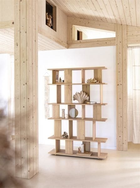 Xooon Positano roomdivider 125 cm - 20-niches Naturel Tv-meubel|Tv-dressoir