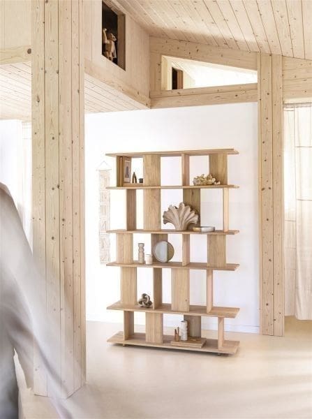 Xooon Positano roomdivider 125 cm - 20-niches Naturel Tv-meubel|Tv-dressoir