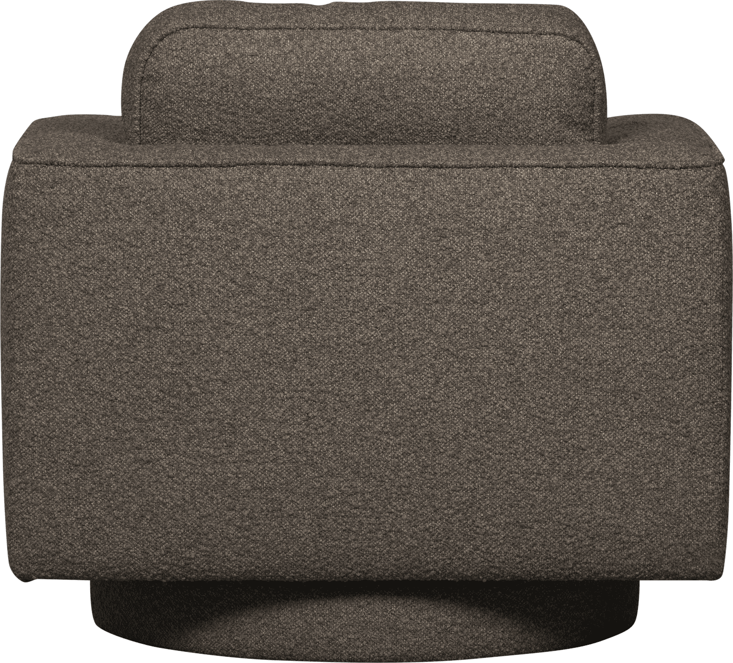 vtwonen Lazy draaifauteuil boucle antraciet Antraciet Draaifauteuil