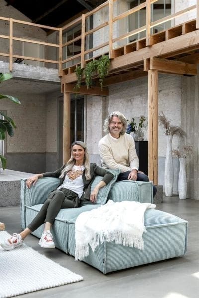 Henders & Hazel Bayonne 3-zitsbank Bank