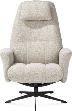 Henders & Hazel Torino relaxfauteuil incl. poef - grafiet frame Fauteuil