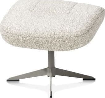 Henders & Hazel Torino relaxfauteuil incl. poef - silk grey Fauteuil