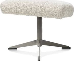Henders & Hazel Torino relaxfauteuil incl. poef - silk grey Fauteuil