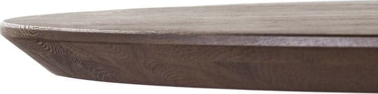 INHOUSE Eettafel Taranto plat ovaal donkerbruin 240x100cm Bruin Eettafel