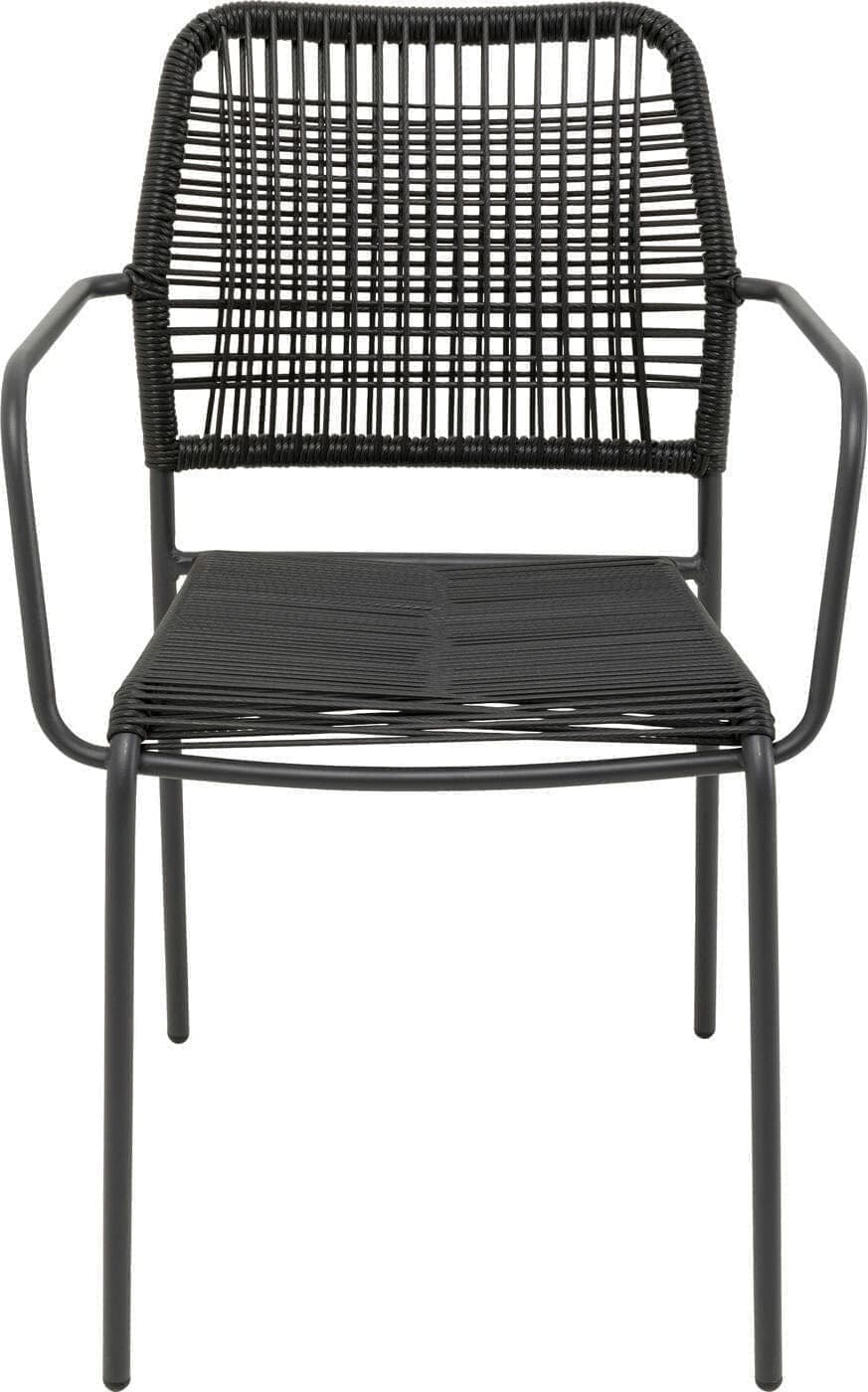 Eetkamerstoel Madagascar Black 4/Set Kare Design Eetkamerstoel 40435
