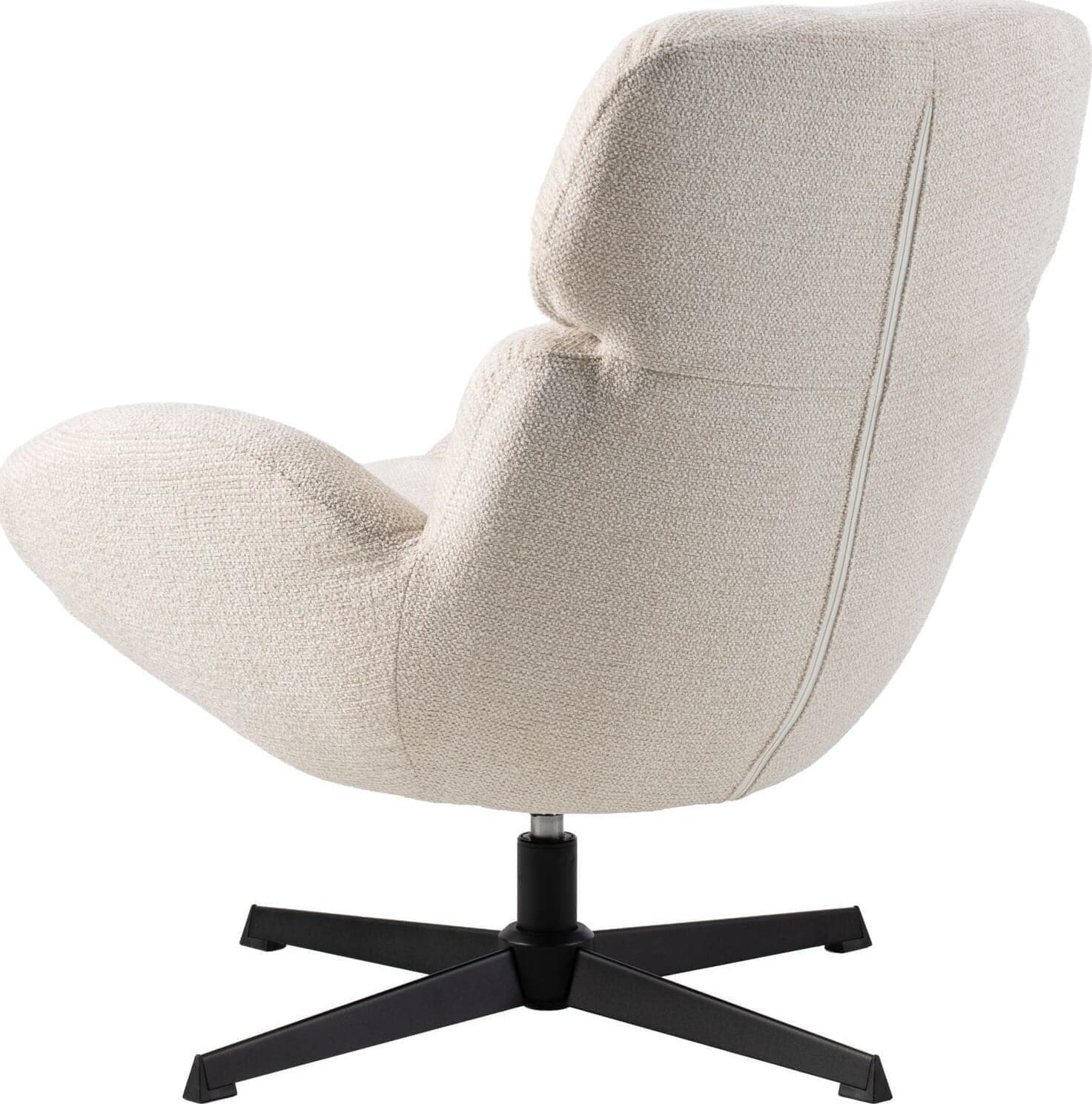 Profijt Meubel Draaifauteuil Bolands beige Beige|Wit Draaifauteuil