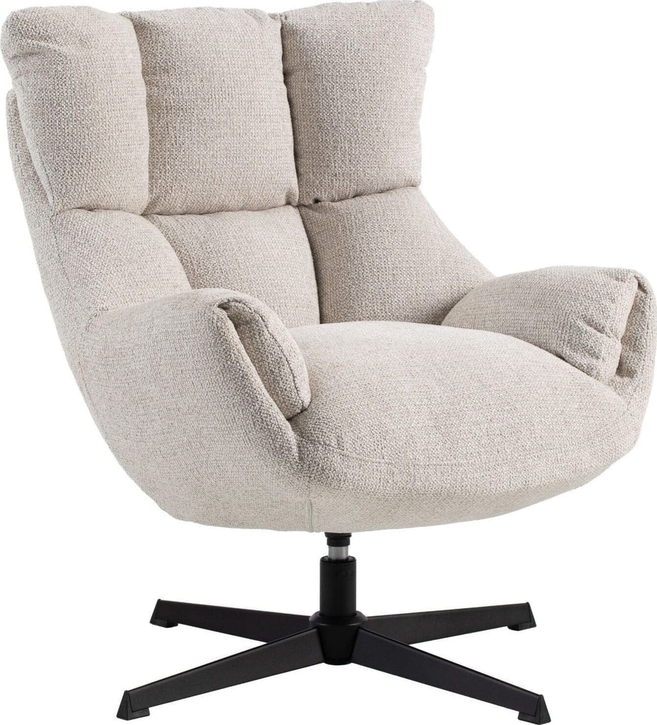 Profijt Meubel Draaifauteuil Ordini lichtgrijs Grijs Draaifauteuil