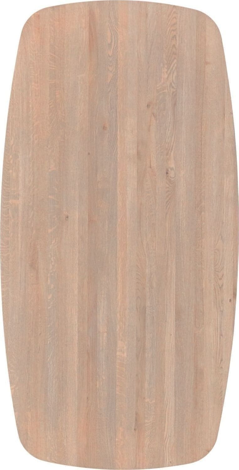Profijt Meubel Eettafel Walden eikenhout 160x100 cm Deens ovaal Bruin Eettafel