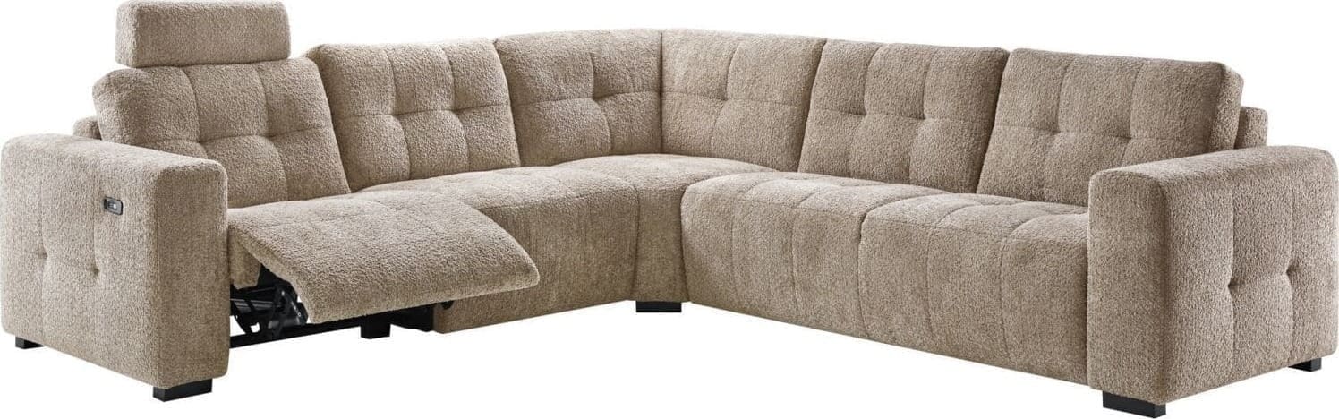 Profijt Meubel Hoekbank Moulti grijs relaxfunctie links excellent comfort Grijs Hoekbank