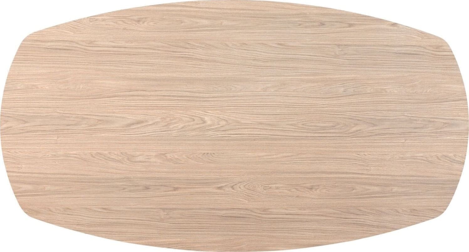 Pronto Wonen Eettafel Mascaro 275x130 cm Deens ovaal misty oak Bruin Eettafel